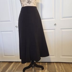 Worthington size 10 Black pleated long skirt